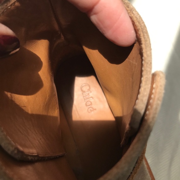 ✨HP!✨ Suede Chloe ankle booties - Picture 7 of 7